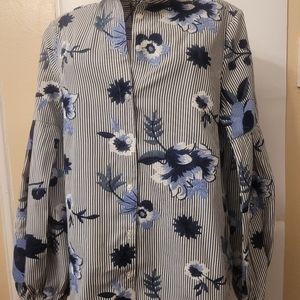 Nanette Lepore Embroided Blouse